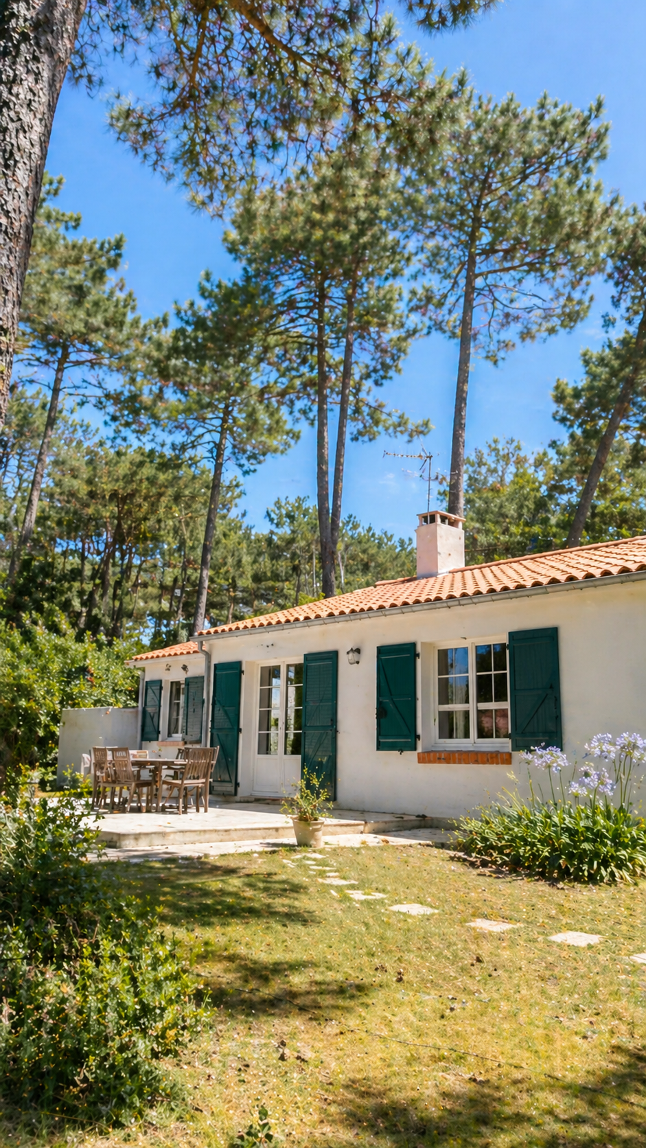 Maison résidence secondaire Longeville-sur-Mer 85560 — secteur des Conches pinède Vendée Sud