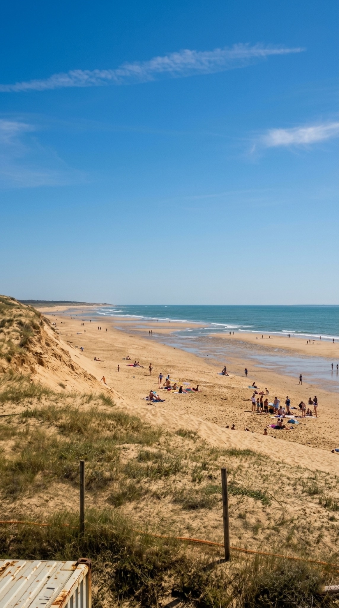 Plage des Conches Longeville-sur-Mer 85560 — spot surf Bud Bud Côte de Lumière Vendée Sud