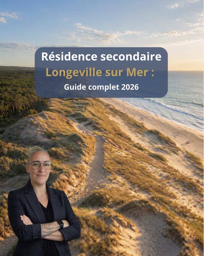 Résidence secondaire Longeville-sur-Mer 2026 — plage des Conches Côte de Lumière Vendée Sud achat maison