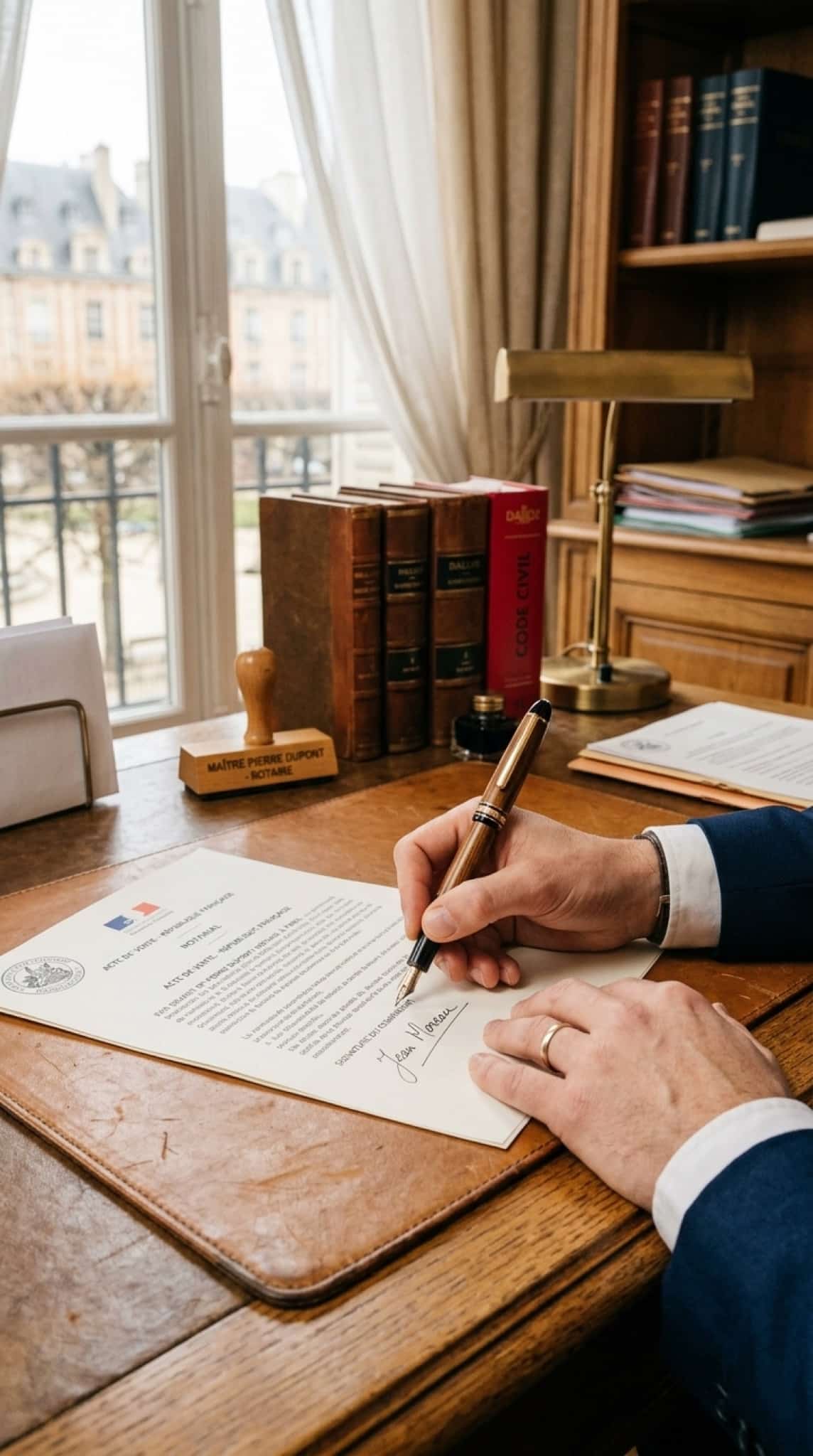 Signature notariale premier achat immobilier Vendée Sud primo-accédant La Roche-sur-Yon 85
