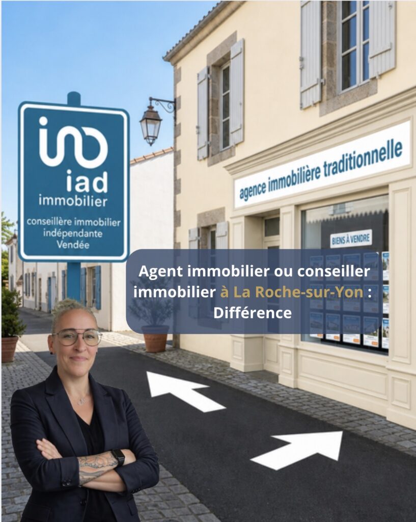 Agent immobilier ou conseiller immobilier mandataire à La Roche-sur-Yon — différence statut juridique Vendée Sud