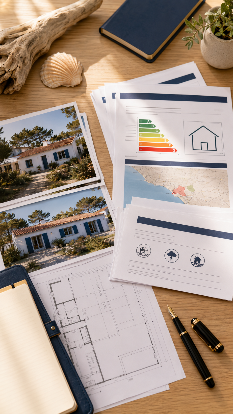 Dossier technique complet pour une vente à Longeville-sur-Mer (85560) — Côte de Lumière Vendée